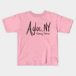 Agloe, NY - Famously Fictitious Kids T-Shirt